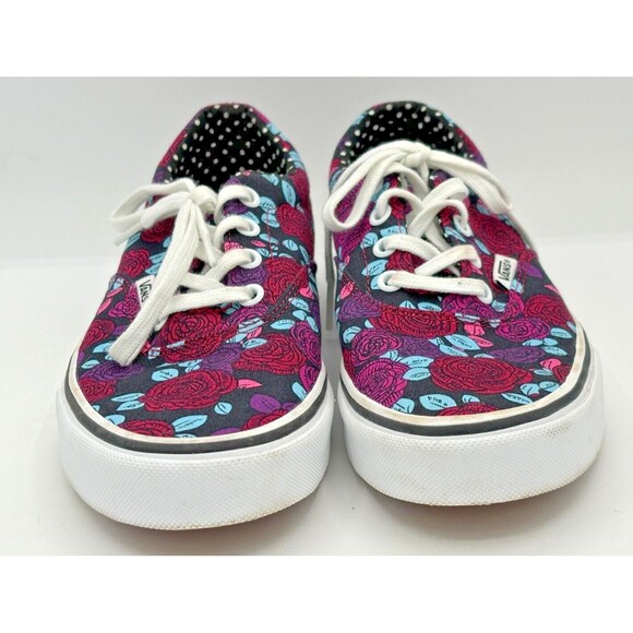 Vans Doheny Romantic Multi Color Floral Womens Lace Up Shoes Size 7.5 EUC - Picture 3 of 16